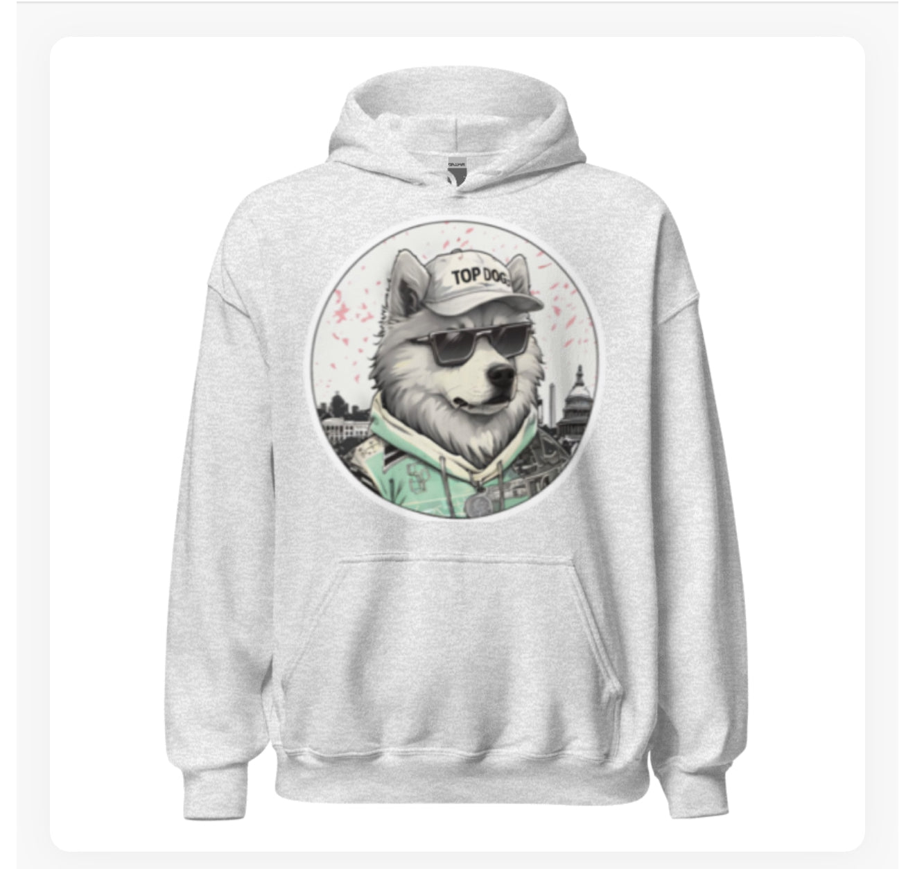 Cherry Blossom Husky Hoodie – Soft Strength, Bold Spirit - Top Dogg Brand