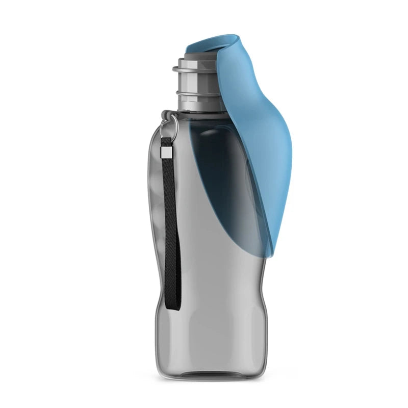 Portable Pet Travel Water Bottle with Built-in Drinking Bowl - Top Dogg Brand