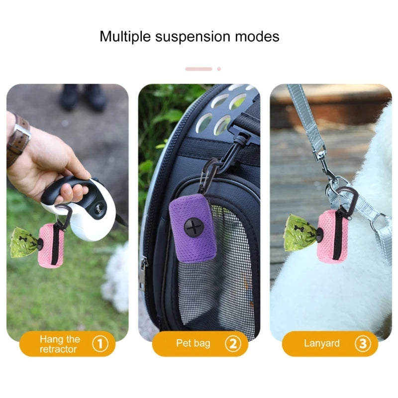 Dog Waste Bag Dispenser – Portable Poop Bag Holder for All Dog Sizes - Top Dogg Brand