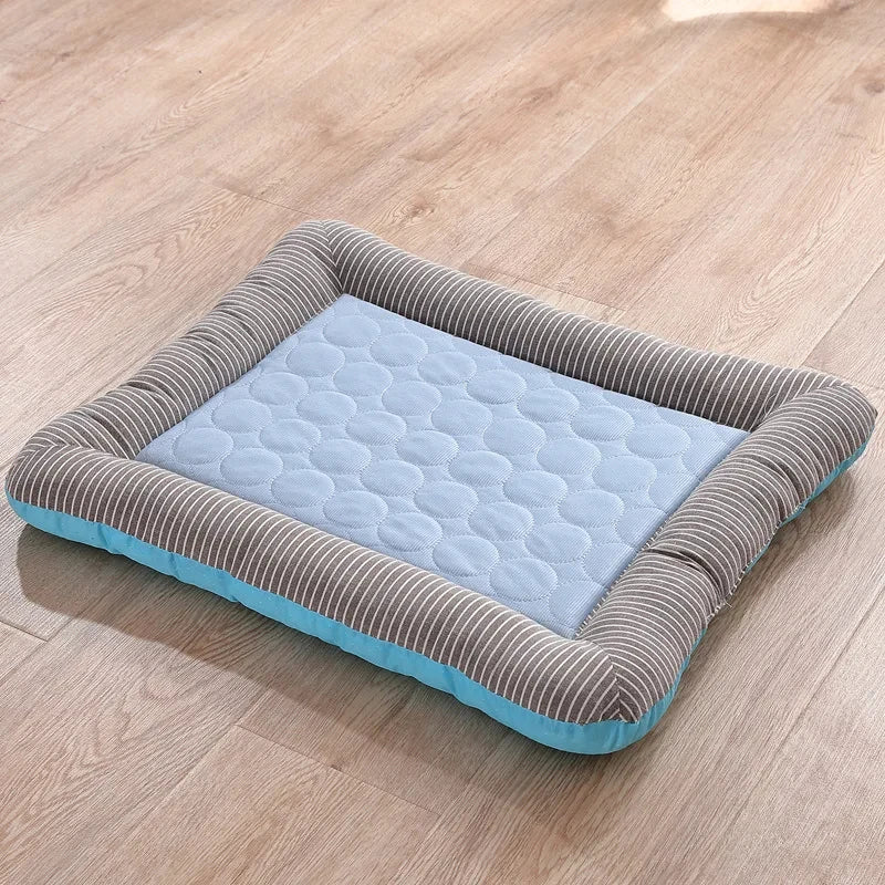 Cooling Pad Bed for Dogs & Cats – Ice Silk Summer Mat - Top Dogg Brand