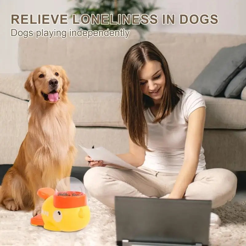 SnackDuck -Dog Puzzle Feeder interactive Dog Feeder Toy - Top Dogg Brand