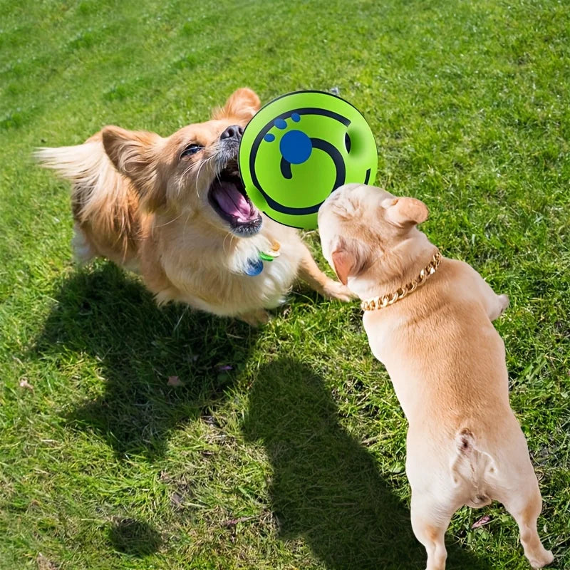 Squeaky Giggle Wobble Ball – Durable, Interactive Chew Toy with Funny Sounds for All Dog Breeds - Top Dogg Brand