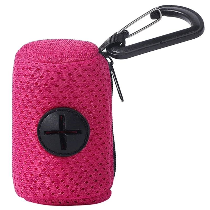 Dog Waste Bag Dispenser – Portable Poop Bag Holder for All Dog Sizes - Top Dogg Brand