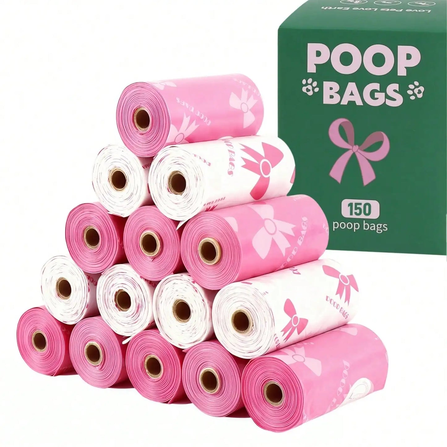 180 Count Leak-Proof Dog Poop Bags – Super Thick, Eco-Friendly Waste Bags - Top Dogg Brand