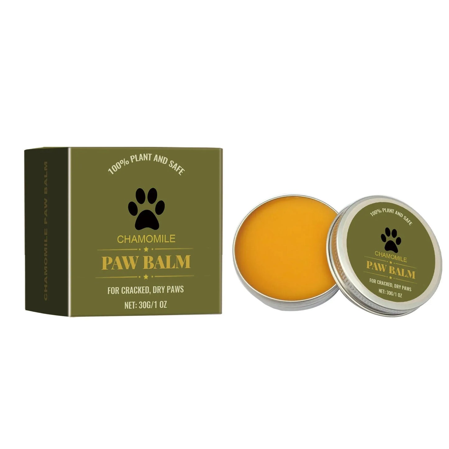 Natural Dog Paw Balm – Lick-Safe Moisturizer for Dry Paws - Top Dogg Brand