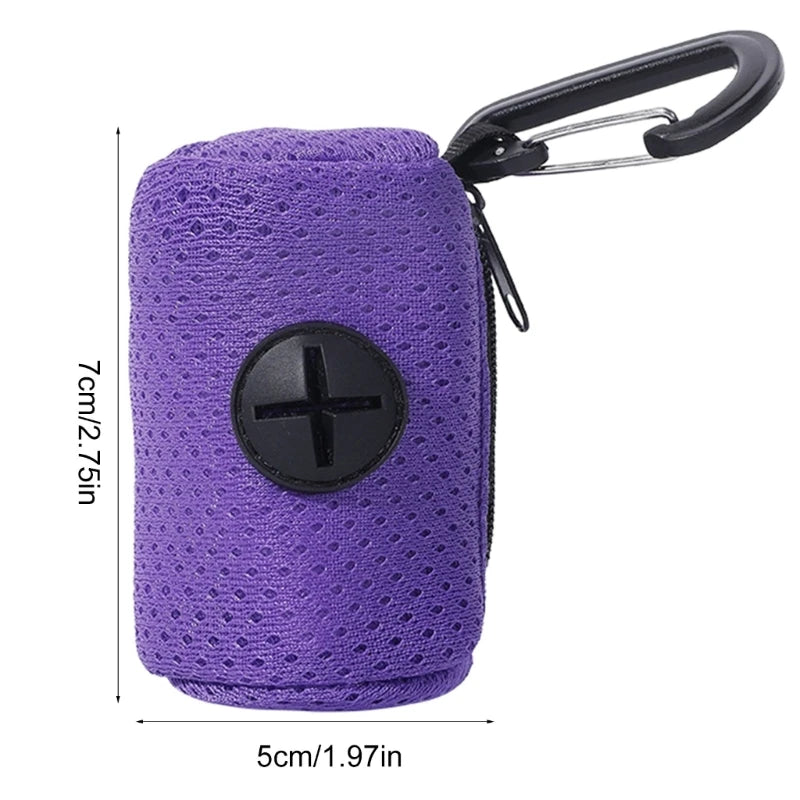 Dog Waste Bag Dispenser – Portable Poop Bag Holder for All Dog Sizes - Top Dogg Brand