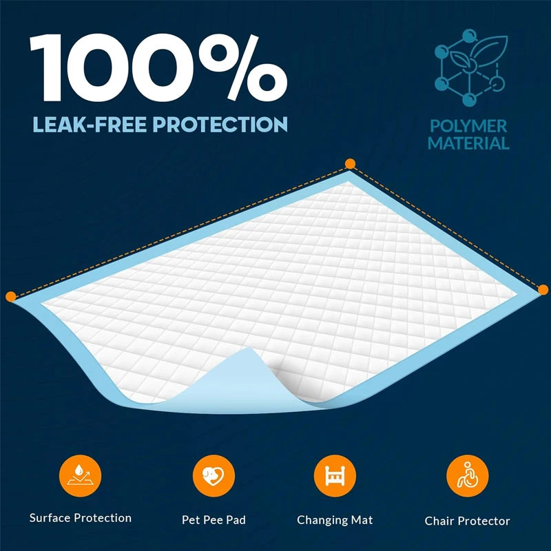 100-Pack 17.7"x13" Disposable Dog Training Pads – 6-Layer Super Absorbent Puppy Pee Pads - Top Dogg Brand