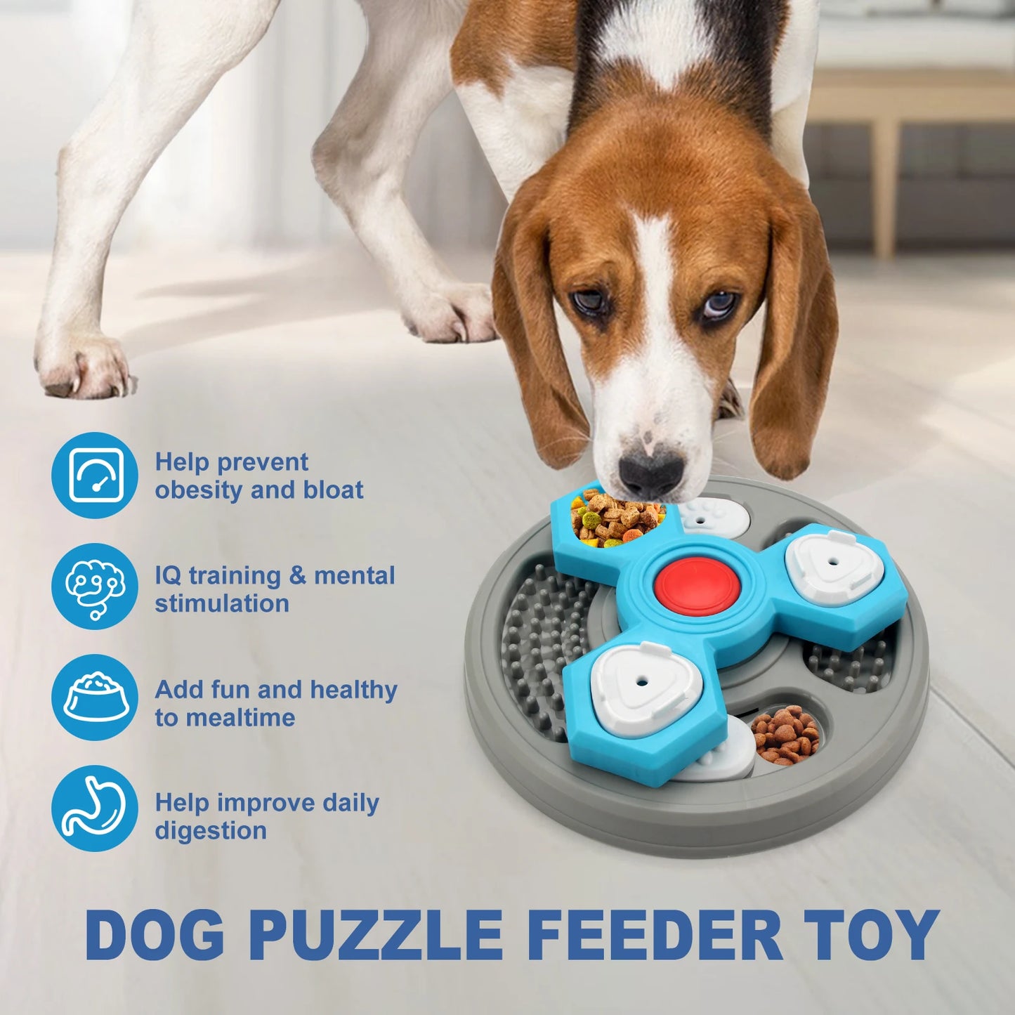 2-Layers Dog Puzzle Slow Feeder - Top Dogg Brand