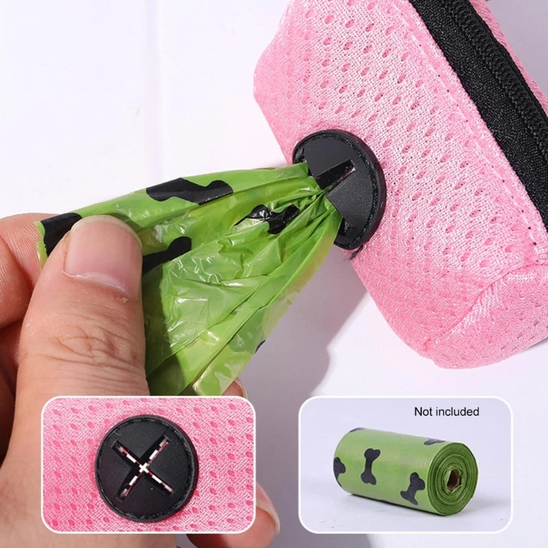 Dog Waste Bag Dispenser – Portable Poop Bag Holder for All Dog Sizes - Top Dogg Brand