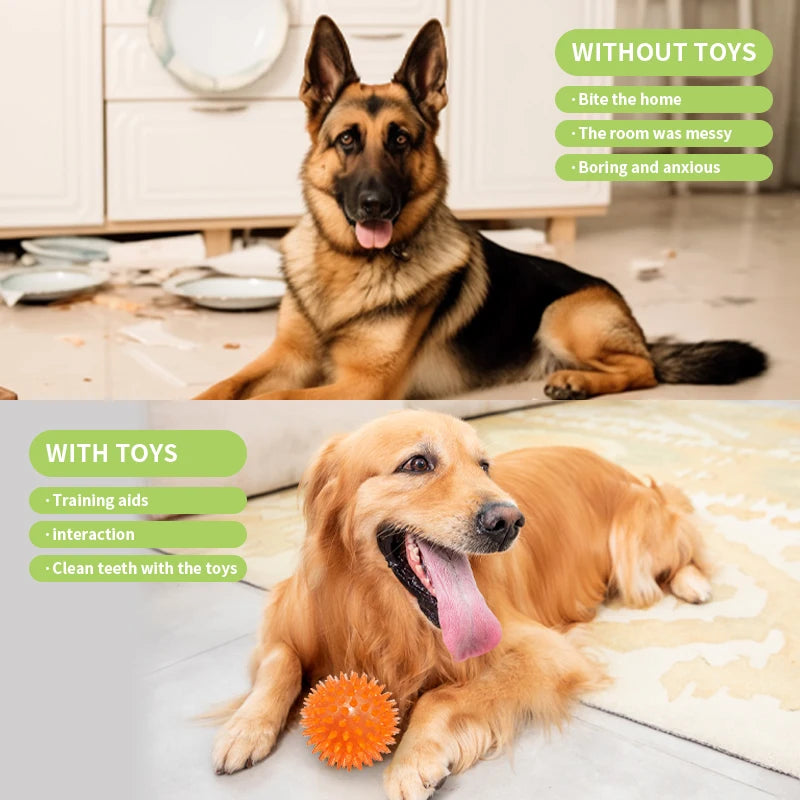 18-Pack Dog Toy Set – Squeaky Toys, Chew Ropes, Food Dispensers & Training Toys - Top Dogg Brand