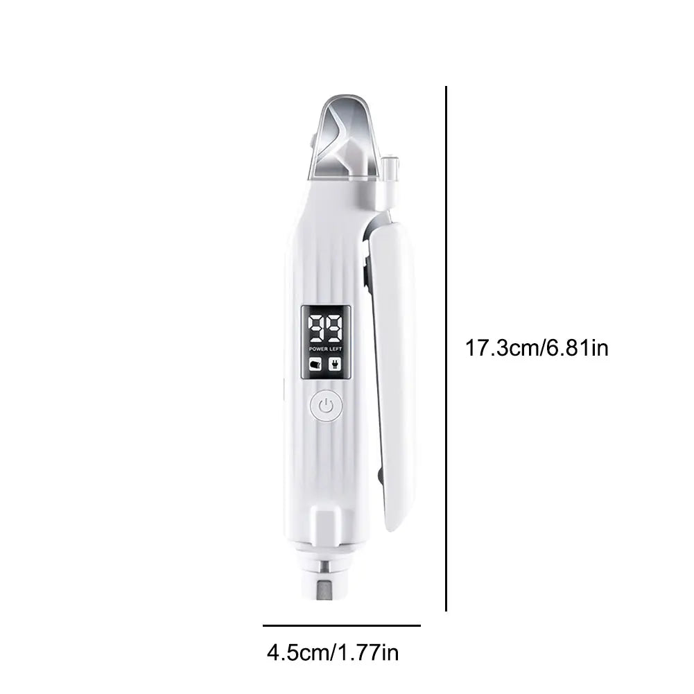 2-in-1 Electric Pet Nail Trimmer & Grinder with LED Lights - Top Dogg Brand