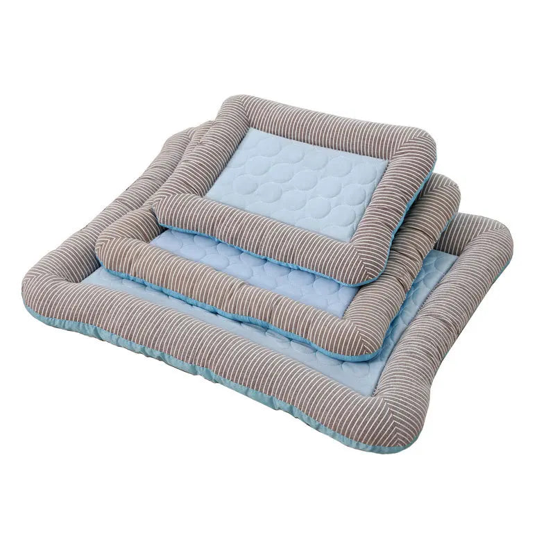 Cooling Pad Bed for Dogs & Cats – Ice Silk Summer Mat - Top Dogg Brand