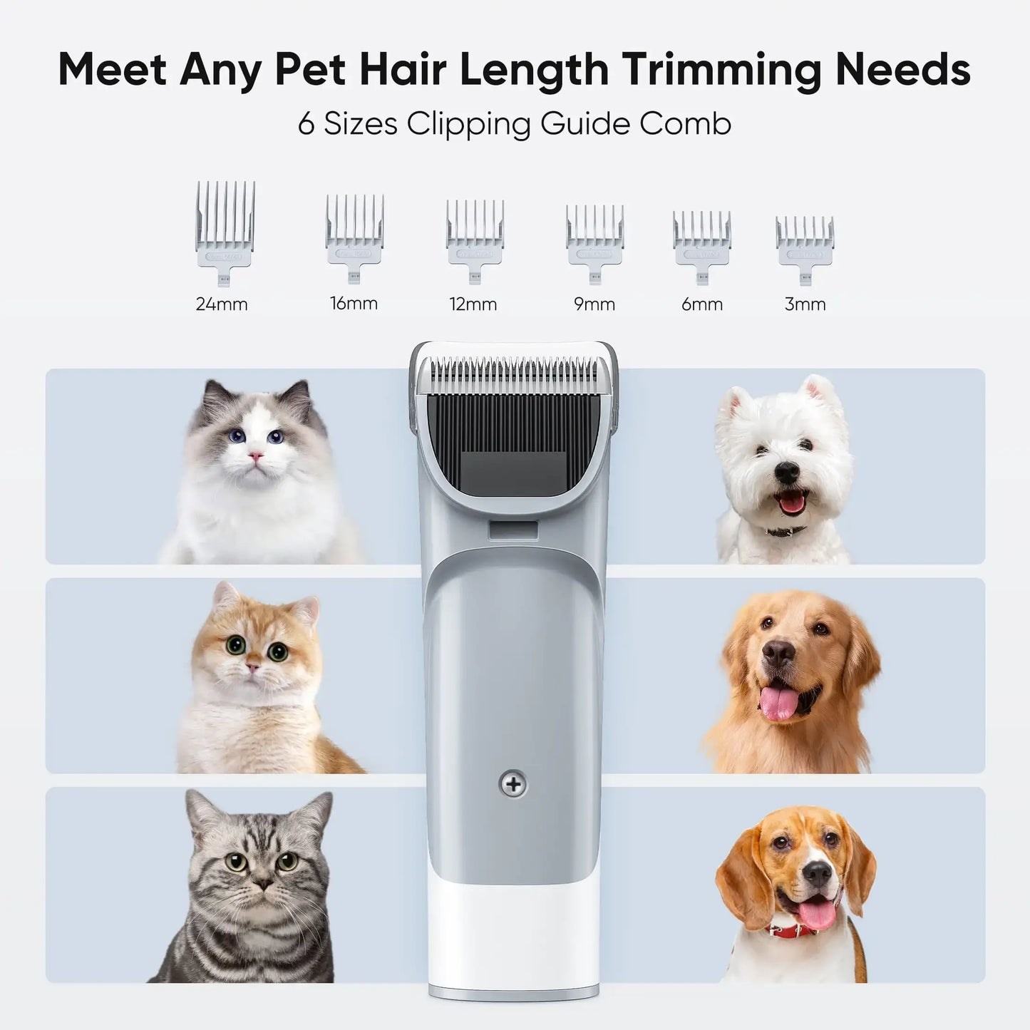 Pet Grooming Kit with Vacuum - Top Dogg Brand