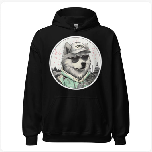 Cherry Blossom Husky Hoodie – Soft Strength, Bold Spirit - Top Dogg Brand