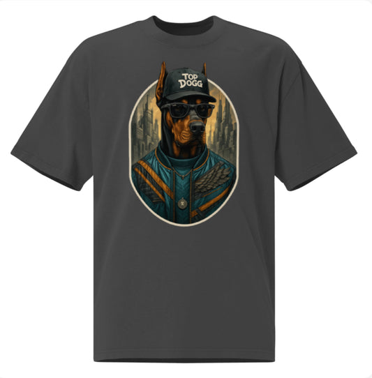 Cool Doberman – Limited Edition Drop Shoulder Tee - Top Dogg Brand