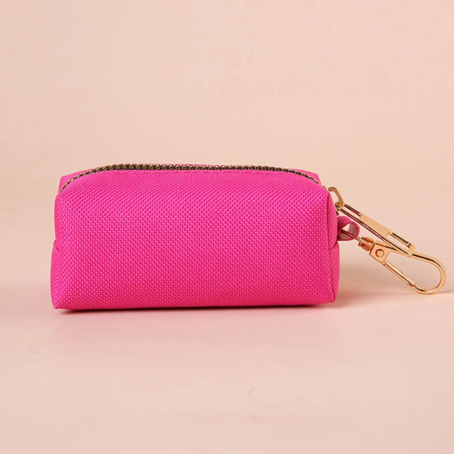 Canvas Dog Poop Bag Holder, Outdoor Pet Waste Bag Dispenser with Carabiner Clip, Animal Waste Collection Pouch - Top Dogg Brand