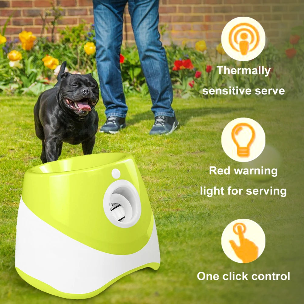 Automatic Dog Ball Launcher – Interactive Tennis Throwing Machine for Dogs - Top Dogg Brand