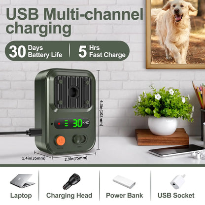 Rechargeable Anti Barking Device – 3 Mode Ultrasonic Dog Bark Deterrent - Top Dogg Brand