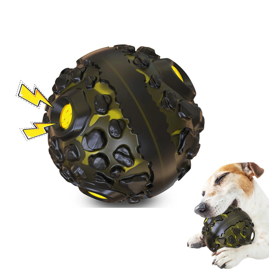 Durable Dog Ball for Aggressive Chewers – Interactive Squeaky Chew Toy For Dog - Top Dogg Brand