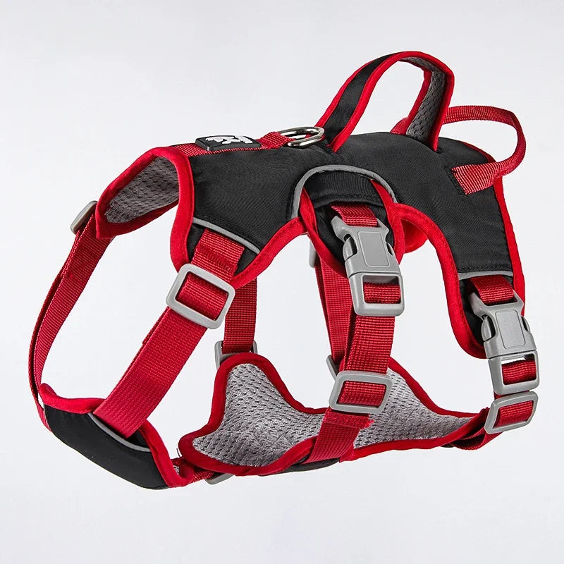 Durable No-Pull Reflective Dog Vest Harness – Anti-Escape Adjustable Harness for Dogs - Top Dogg Brand