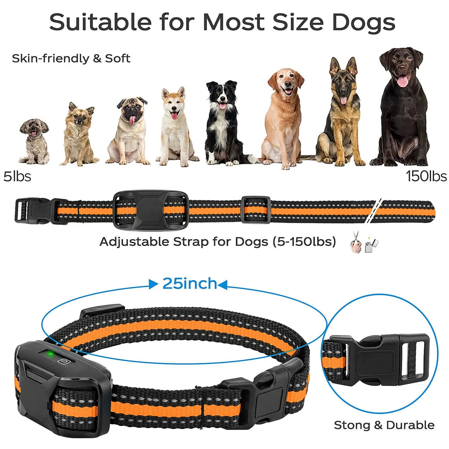 3300Ft Electric Dog Training Collar – Remote Control - Top Dogg Brand
