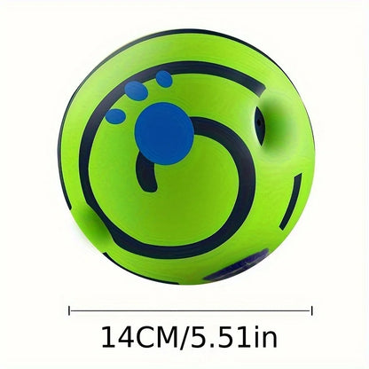 Squeaky Giggle Wobble Ball – Durable, Interactive Chew Toy with Funny Sounds for All Dog Breeds - Top Dogg Brand
