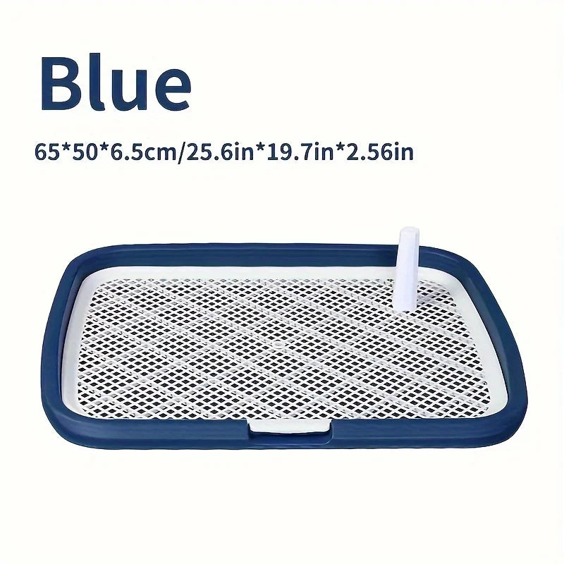 Dog Potty Training Toilet – Reusable Plastic Pee Pad Holder with Removable Grid - Top Dogg Brand