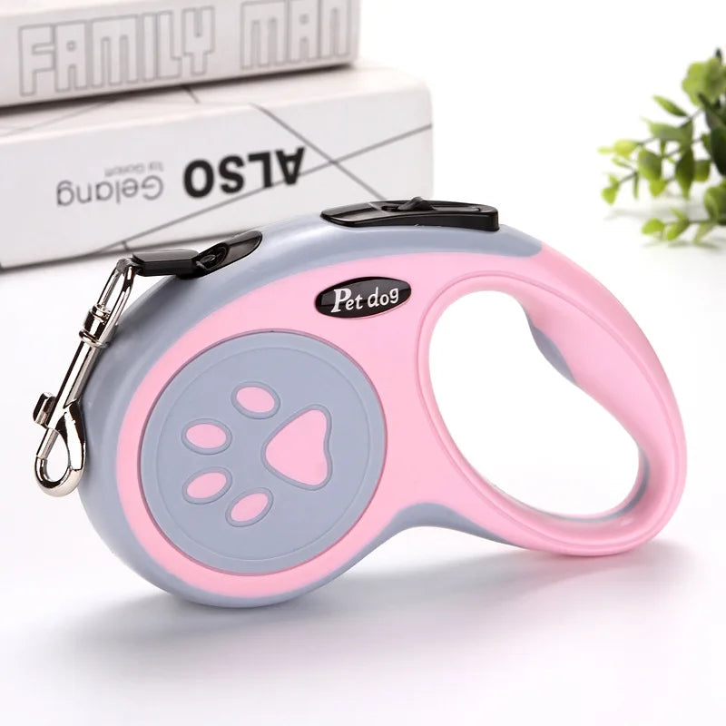 3m / 5m Retractable Nylon Dog Leash – Durable Automatic Lead for Small & Medium Dogs and Cats - Top Dogg Brand
