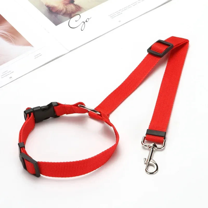 1pc Pet Dog and Cat Seat Belt Car Headrest Restraint Adjustable Safety Rope Car Seat Belt Dog Accessories for Small Dogs - Top Dogg Brand