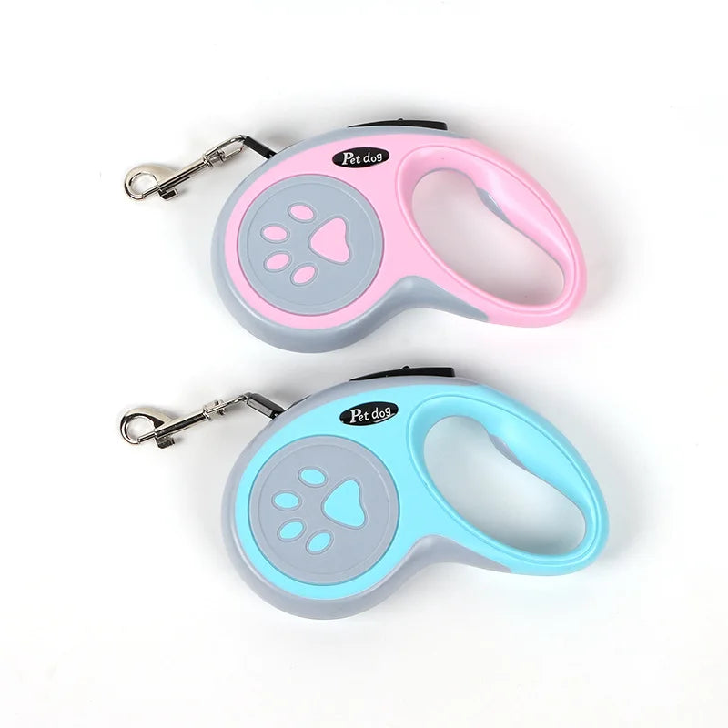 3m / 5m Retractable Nylon Dog Leash – Durable Automatic Lead for Small & Medium Dogs and Cats - Top Dogg Brand