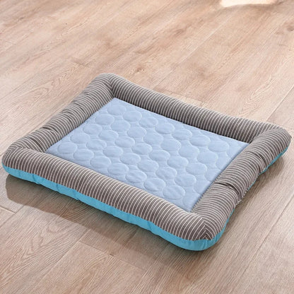 Cooling Pad Bed for Dogs & Cats – Ice Silk Summer Mat - Top Dogg Brand