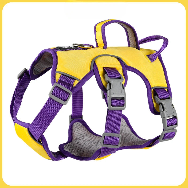Durable No-Pull Reflective Dog Vest Harness – Anti-Escape Adjustable Harness for Dogs - Top Dogg Brand