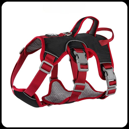 Durable No-Pull Reflective Dog Vest Harness – Anti-Escape Adjustable Harness for Dogs - Top Dogg Brand