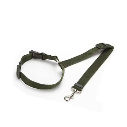 Solid Color 2-in-1 Adjustable Pet Car Seat Belt & Leash - Top Dogg Brand