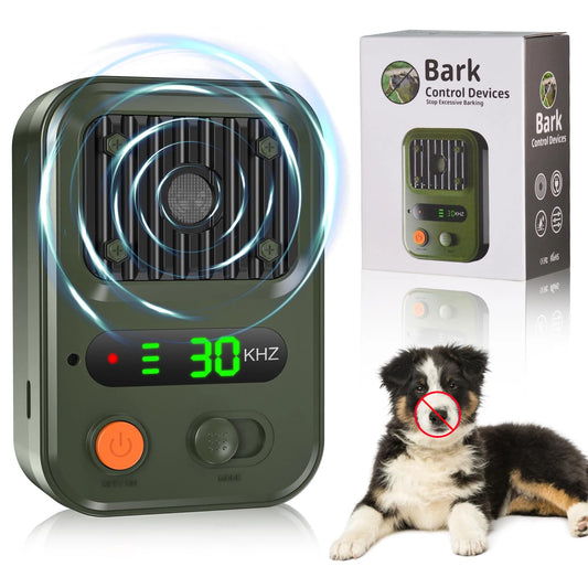 Rechargeable Anti Barking Device – 3 Mode Ultrasonic Dog Bark Deterrent - Top Dogg Brand