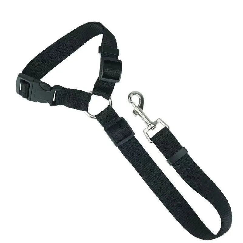 Solid Color 2-in-1 Adjustable Pet Car Seat Belt & Leash - Top Dogg Brand