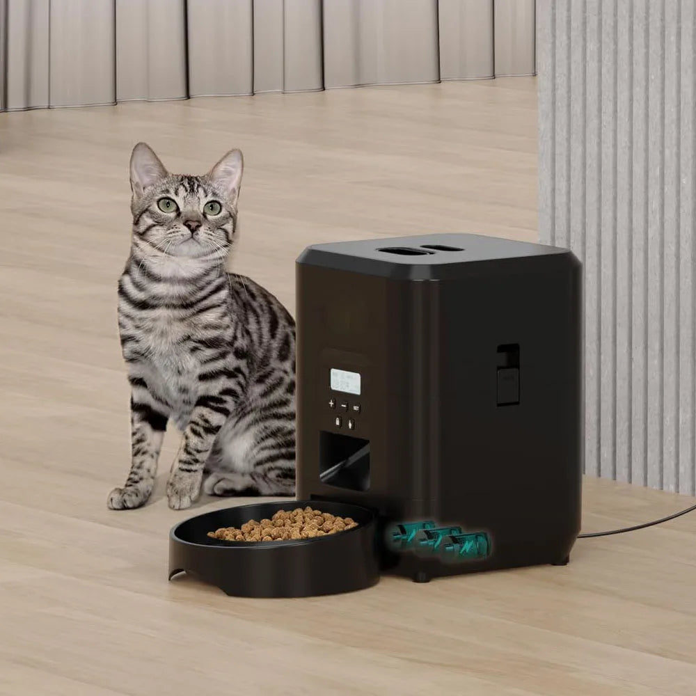 Smart Automatic Pet Feeder – Timed Food Dispenser for Cats & Dogs with Portion Control - Top Dogg Brand