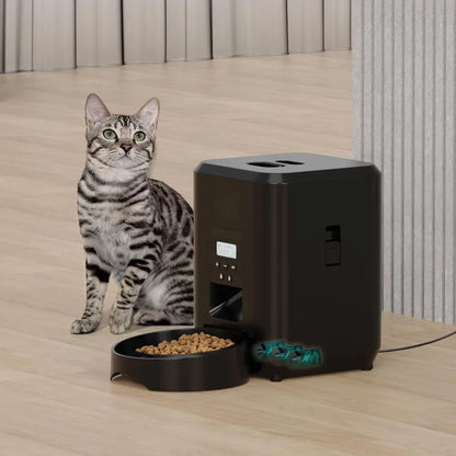 Smart Automatic Pet Feeder – Timed Food Dispenser for Cats & Dogs with Portion Control - Top Dogg Brand