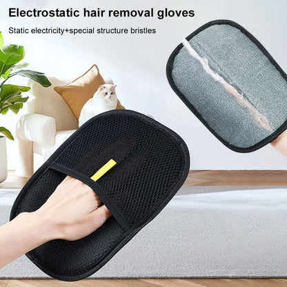 Deshedding Pet Grooming Gloves – Hair Remover Glove for Dogs, Cats - Top Dogg Brand
