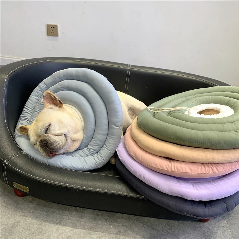 Elizabethan Collar For Dogs Adjustable Neck Drawstring Waterprof Protective Donut Collar Prevent Biting & Scratching - Top Dogg Brand