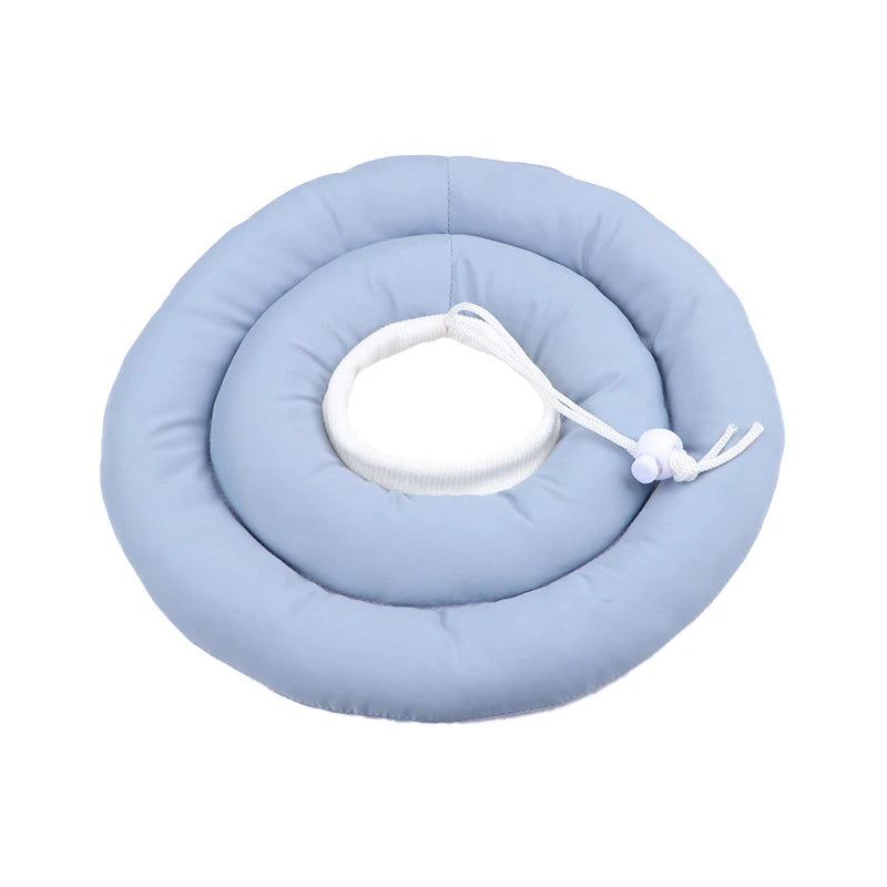 Elizabethan Collar For Dogs Adjustable Neck Drawstring Waterprof Protective Donut Collar Prevent Biting & Scratching - Top Dogg Brand