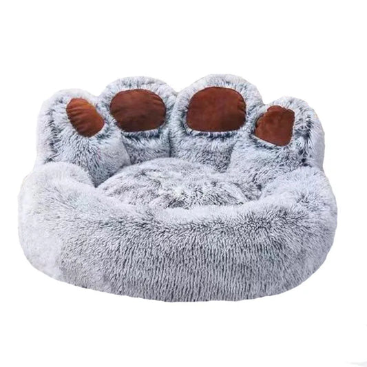Fluffy Plush Dog Bed – Ultra-Soft Round Pet Sofa for Small to Large Dogs & Cats - Top Dogg Brand