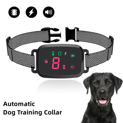 Smart Anti Barking Dog Collar – HD Display, Waterproof, Rechargeable | Sound, Vibration & Shock Modes - Top Dogg Brand