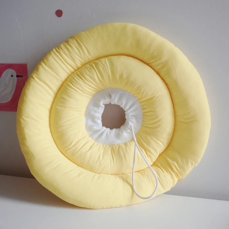 Elizabethan Collar For Dogs Adjustable Neck Drawstring Waterprof Protective Donut Collar Prevent Biting & Scratching - Top Dogg Brand