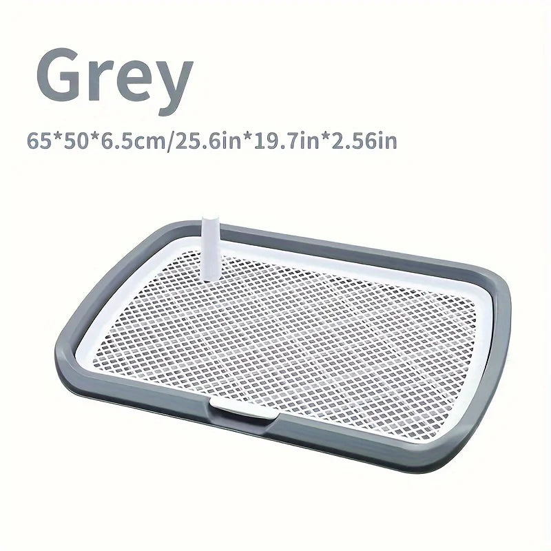 Dog Potty Training Toilet – Reusable Plastic Pee Pad Holder with Removable Grid - Top Dogg Brand