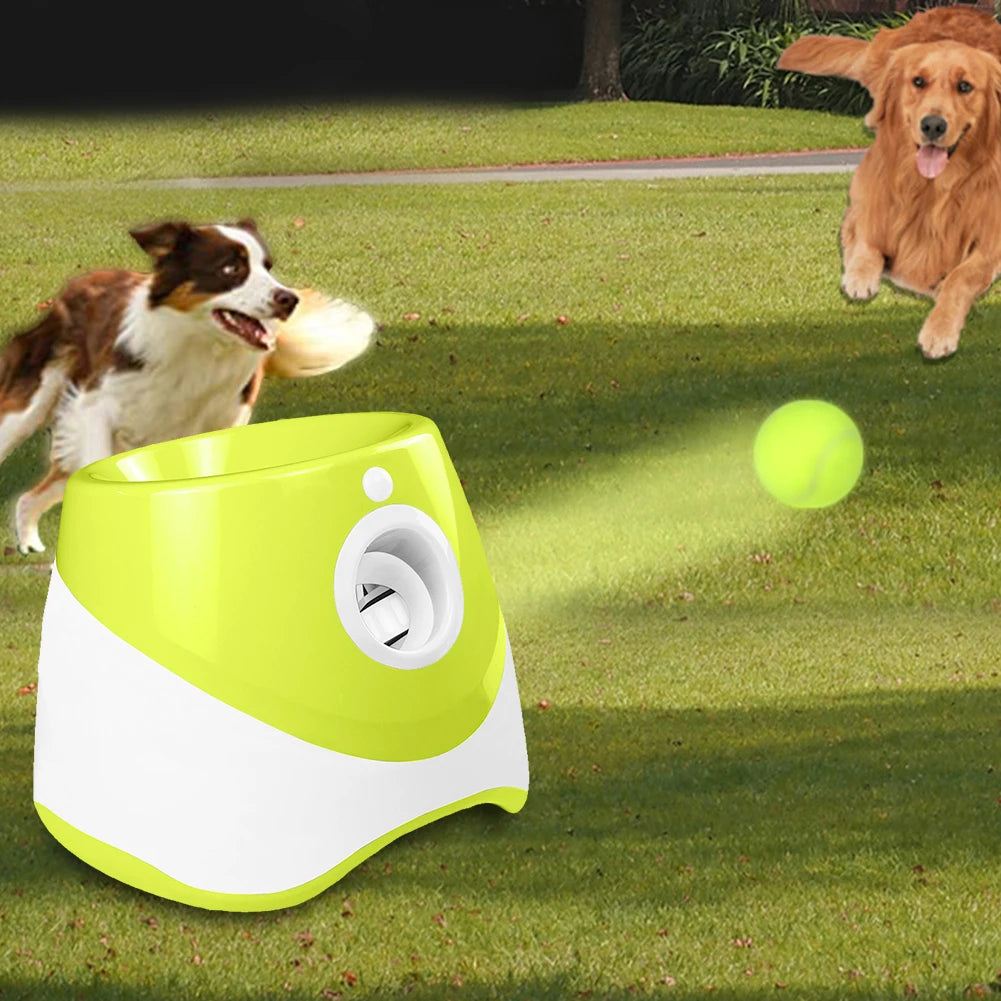 Automatic Dog Ball Launcher – Interactive Tennis Throwing Machine for Dogs - Top Dogg Brand