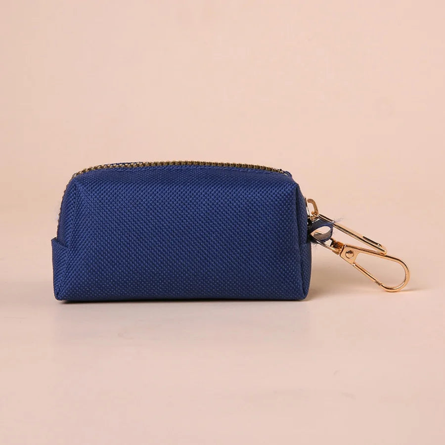 Canvas Dog Poop Bag Holder, Outdoor Pet Waste Bag Dispenser with Carabiner Clip, Animal Waste Collection Pouch - Top Dogg Brand