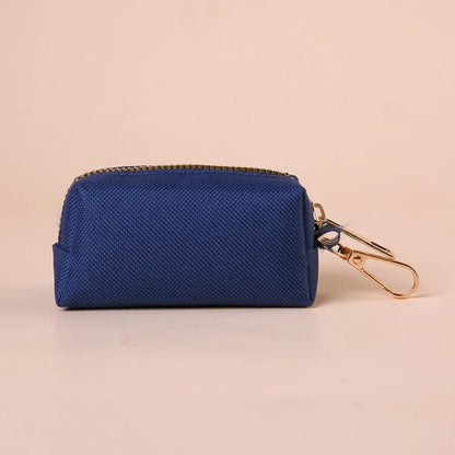 Canvas Dog Poop Bag Holder, Outdoor Pet Waste Bag Dispenser with Carabiner Clip, Animal Waste Collection Pouch - Top Dogg Brand