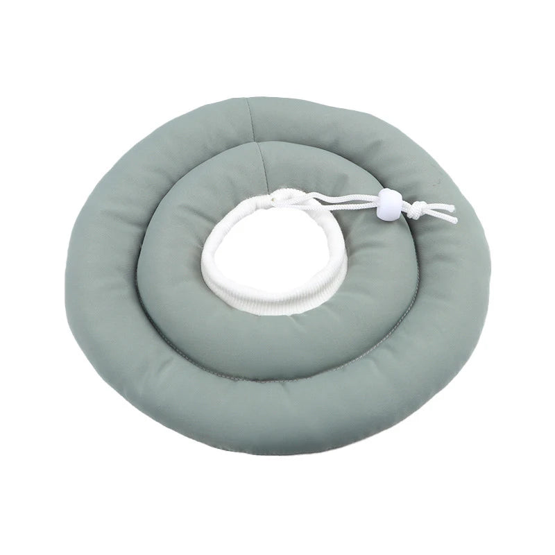 Elizabethan Collar For Dogs Adjustable Neck Drawstring Waterprof Protective Donut Collar Prevent Biting & Scratching - Top Dogg Brand