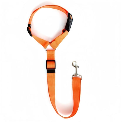 Solid Color 2-in-1 Adjustable Pet Car Seat Belt & Leash - Top Dogg Brand